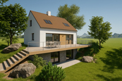 Rodinný dům 5+1, 251 m2 podlahové plochy, pozemek 4 779 m2 - Jindřichova Hora, cena 3500000 CZK / objekt, nabízí